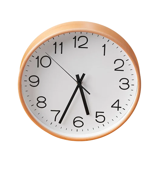 Orange Wall Clock (Demo)